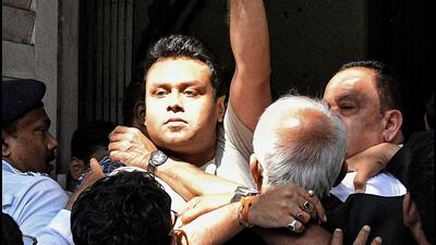 Congress leader and lawyer Koustav Bagchi was arrested from his house past midnight hours after his Press conference on March 3. He was produced before a Bankshall court and granted bail (ANI) Congress leader and lawyer Koustav Bagchi was arrested from his house past midnight hours after his Press conference on March 3. He was produced before a Bankshall court and granted bail (ANI)