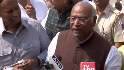 Congress president Mallikarjun Kharge. (Twitter)