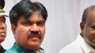 In the raids on BJP legislator R Shankar’s residence and office in Haveri, commercial tax department officials seized more than 6,000 sarees, over 9,000 school bags and other household items worth over ₹30-40 lakh. (PTI) In the raids on BJP legislator R Shankar’s residence and office in Haveri, commercial tax department officials seized more than 6,000 sarees, over 9,000 school bags and other household items worth over ₹30-40 lakh. (PTI)