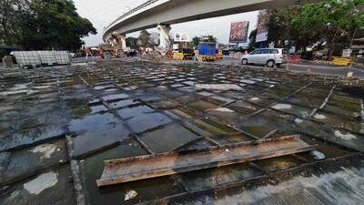 Thane Municipal Commissioner has set a deadline of May 31 to finish all the works (Praful Gandurde/HT PHOTO) Thane Municipal Commissioner has set a deadline of May 31 to finish all the works (Praful Gandurde/HT PHOTO)
