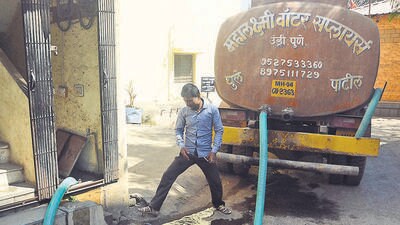 The city’s water leakage issue was partially resolved by the 24x7 water scheme (HT FILE PHOTO)