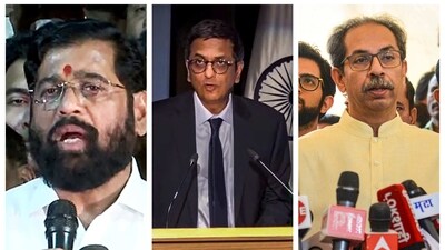 The Supreme Court on Wednesday heard the Shiv Sena symbol row.