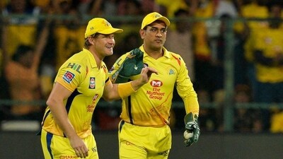 Shane Watson (L) with MS Dhoni. (IPL) Shane Watson (L) with MS Dhoni. (IPL)