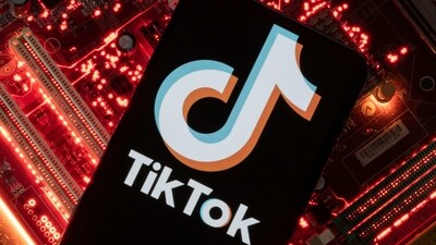 A smartphone with a displayed TikTok logo is placed on a computer motherboard in this illustration taken February 23, 2023. REUTERS/Dado Ruvic/Illustration (REUTERS)