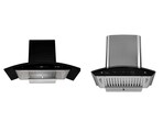 A wall-mounted chimney sees to it that the kitchen remains smoke-free while not taking floor space.
