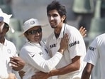 Virender Sehwag (L) with Ishant Sharma Virender Sehwag (L) with Ishant Sharma