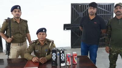A Bihar police officer said Angad Rai, 40, got himself arrested in Kaimur district for violating the prohibition law to evade the UP Police. A Bihar police officer said Angad Rai, 40, got himself arrested in Kaimur district for violating the prohibition law to evade the UP Police.