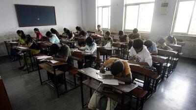 A case has been registered against the suspect and unknown invigilator of a board exam paper. (REPRESENTATIVE PHOTO) A case has been registered against the suspect and unknown invigilator of a board exam paper. (REPRESENTATIVE PHOTO)