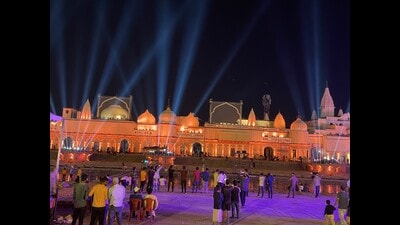 A view of Ram Ki Paidi in Ayodhya. (HT file)