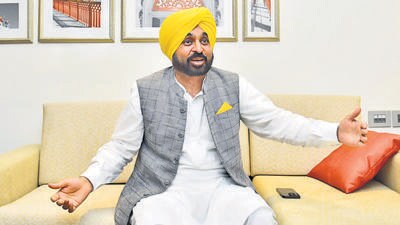 BATTLE READY Punjab CM Bhagwant Mann says the state has lately seen a growing nexus of drug smugglers, gangsters and terrorists. Now, the drone-dropped consignments from Pakistan carry drugs, money and arms. To deal with this, he has sought the Centre’s help for police modernisation and anti-drone technology (Sameer Sehgal/HT) BATTLE READY Punjab CM Bhagwant Mann says the state has lately seen a growing nexus of drug smugglers, gangsters and terrorists. Now, the drone-dropped consignments from Pakistan carry drugs, money and arms. To deal with this, he has sought the Centre’s help for police modernisation and anti-drone technology (Sameer Sehgal/HT)