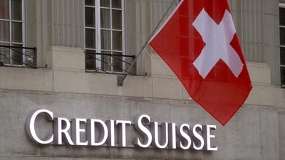 Switzerland's national flag flies above a logo of Swiss bank Credit Suisse in front of a branch office in Bern. (Reuters) Switzerland's national flag flies above a logo of Swiss bank Credit Suisse in front of a branch office in Bern. (Reuters)