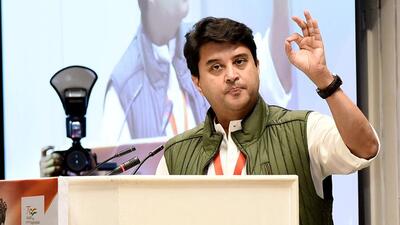 Civil aviation minister Jyotiraditya Scindia. (ANI/PIB) Civil aviation minister Jyotiraditya Scindia. (ANI/PIB)