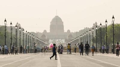 Delhi witnessed overcast skies on Thursday morning. (Vipin Kumar/HT Photo) Delhi witnessed overcast skies on Thursday morning. (Vipin Kumar/HT Photo)