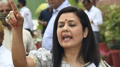 Trinamool MP Mahua Moitra raised questions over Xiaomi's donation to PM Cares fund after ED seized its fund on Saturday. (PTI) Trinamool MP Mahua Moitra raised questions over Xiaomi's donation to PM Cares fund after ED seized its fund on Saturday. (PTI)