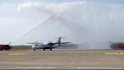 Nashik Airport on Wednesday added three more destinations – Nagpur, Goa and Ahmedabad – with carrier IndiGo commencing direct flights from Nashik to these cities (HT PHOTO) Nashik Airport on Wednesday added three more destinations – Nagpur, Goa and Ahmedabad – with carrier IndiGo commencing direct flights from Nashik to these cities (HT PHOTO)