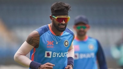 India's Hardik Pandya during a practice session ahead of ODIs (PTI) India's Hardik Pandya during a practice session ahead of ODIs (PTI)
