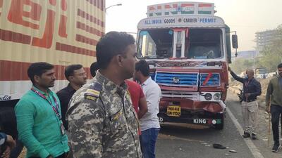 Several people were injured when a speeding truck hit a tempo of Shiv devotees who had gone to fetch the Shiva Jyot. The accident took place in the early morning near Dehu Road Katraj Bypass road near Tathwade. (HT FILE PHOTO) Several people were injured when a speeding truck hit a tempo of Shiv devotees who had gone to fetch the Shiva Jyot. The accident took place in the early morning near Dehu Road Katraj Bypass road near Tathwade. (HT FILE PHOTO)