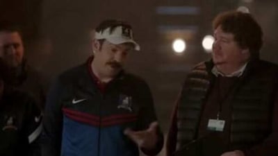 A still from Ted Lasso, Season 3, Episode 1. A still from Ted Lasso, Season 3, Episode 1.