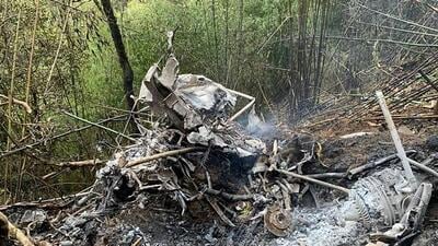 Two army pilots died after their Cheetah helicopter flying on an operational sortie crashed in Arunachal Pradesh on Thursday. (ANI) Two army pilots died after their Cheetah helicopter flying on an operational sortie crashed in Arunachal Pradesh on Thursday. (ANI)