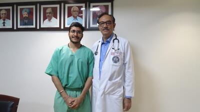 Yashan Sharma, the 23-year-old intern from DMCH Ludhiana 2017 MBBS batch, (HT Photo)