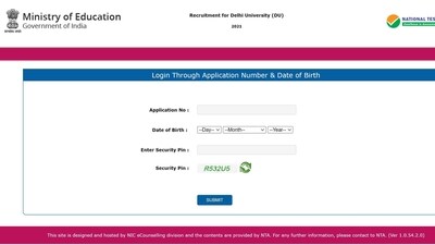 Delhi University non-teaching recruitment examination admit card out at recruitment.nta.nic.in Delhi University non-teaching recruitment examination admit card out at recruitment.nta.nic.in