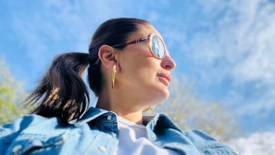 Kareena Kapoor bathes in sunshine on her Kenya holiday. She is there with her full family. Kareena Kapoor bathes in sunshine on her Kenya holiday. She is there with her full family.