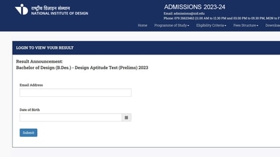 NID DAT 2023 prelims result released for BDes programmes at admissions.nid.edu NID DAT 2023 prelims result released for BDes programmes at admissions.nid.edu