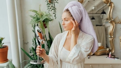 Avoid touching your face: Touching your face throughout the day can cause your makeup to wear off faster. Try to avoid touching your face, especially around the areas where you've applied makeup.&nbsp; (Pexels)