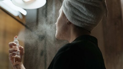 Set your makeup: Setting your makeup with a powder or setting spray can help keep everything in place. Focus on the areas where your makeup tends to wear off the fastest, such as the T-zone or under-eyes.&nbsp; (Pexels)