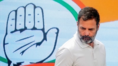 New Delhi: Congress leader Rahul Gandhi during a press conference at AICC headquarters in New Delhi, Thursday, March 16, 2023. (PTI Photo/Ravi Choudhary)(PTI03_16_2023_000133A) (PTI) New Delhi: Congress leader Rahul Gandhi during a press conference at AICC headquarters in New Delhi, Thursday, March 16, 2023. (PTI Photo/Ravi Choudhary)(PTI03_16_2023_000133A) (PTI)