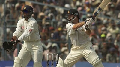 Steve Waugh during the 2001 Kolkata Test (Getty) Steve Waugh during the 2001 Kolkata Test (Getty)