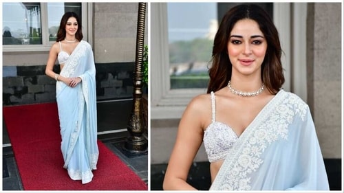 Ananya Panday ready for the ceremony.