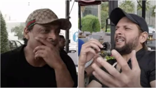 Shoaib Akhtar; Shahid Afridi (YouTube/Shoaib Akhtar)