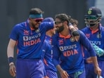 India's captain Hardik Pandya, left, and Ravindra Jadeja India's captain Hardik Pandya, left, and Ravindra Jadeja