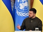 Ukrainian President Volodymyr Zelensky.