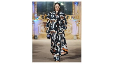 Kapoor’s January collection, The Embracer, explores the concept of alter-egos and the importance of individuality, unconditional self-love and growth, through kitschy graphics of iconic monsters such as Godzilla, representing aggression; floral prints to encourage stillness; and lace detailing for a brush of romanticism. (Photo courtesy @dhruvkapoor on Instagram) Kapoor’s January collection, The Embracer, explores the concept of alter-egos and the importance of individuality, unconditional self-love and growth, through kitschy graphics of iconic monsters such as Godzilla, representing aggression; floral prints to encourage stillness; and lace detailing for a brush of romanticism. (Photo courtesy @dhruvkapoor on Instagram)