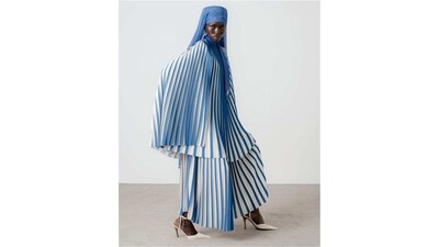 The first African designer to be awarded the LVMH Prize (in 2019), Thebe Magugu was also a finalist for the prestigious Woolmark prize, in 2021. The 29-year-old has been releasing solo collections under his eponymous label since 2017, using motifs and details that draw from Africa’s cultural history. His Fall 2023 collection (see design above) features nautical motifs inspired by the legend of Mami Wata, a water spirit venerated in Africa as a guardian of the continent’s shores. (Photo courtesy @thebemagugu on Instagram) The first African designer to be awarded the LVMH Prize (in 2019), Thebe Magugu was also a finalist for the prestigious Woolmark prize, in 2021. The 29-year-old has been releasing solo collections under his eponymous label since 2017, using motifs and details that draw from Africa’s cultural history. His Fall 2023 collection (see design above) features nautical motifs inspired by the legend of Mami Wata, a water spirit venerated in Africa as a guardian of the continent’s shores. (Photo courtesy @thebemagugu on Instagram)