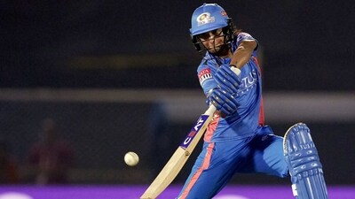 Harmanpreet Kaur in action for Mumbai Indians. (PTI)