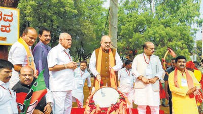 The BJP has been losing several party leaders from its second layer of leadership in Karnataka. (PTI) The BJP has been losing several party leaders from its second layer of leadership in Karnataka. (PTI)