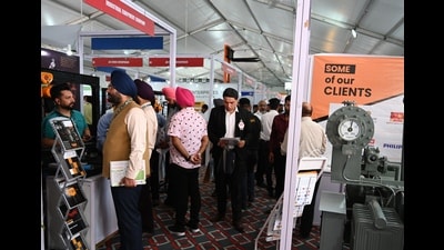 The expo is being organised by the Mohali Industries Association (MIA) as part of its golden jubilee celebrations. (HT Photo)