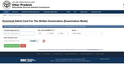 UPSSSC Combined Technical Services Exam admit card out at upsssc.gov.in UPSSSC Combined Technical Services Exam admit card out at upsssc.gov.in