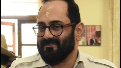 Union minister Rajeev Chandrasekhar. (HT Photo) Union minister Rajeev Chandrasekhar. (HT Photo)