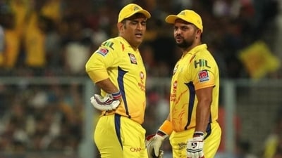 MS Dhoni and Suresh Raina (BCCI)