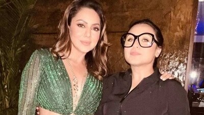 Gauri Khan took to Instagram to post a picture with Rani Mukerji. Gauri Khan took to Instagram to post a picture with Rani Mukerji.