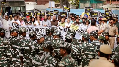More ruckus likely to continue in Parliament today. (PTI) More ruckus likely to continue in Parliament today. (PTI)