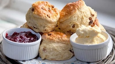 Fluffy Buttermilk Scones: Made with buttermilk, butter, and a touch of sugar, these scones are delightfully light and crumbly. Serve them warm with fruit preserves and clotted cream. (Pexels) Fluffy Buttermilk Scones: Made with buttermilk, butter, and a touch of sugar, these scones are delightfully light and crumbly. Serve them warm with fruit preserves and clotted cream. (Pexels)