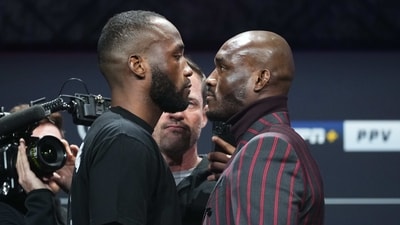 In the main event, current champion Leon Edwards will defend his Welterweight title against Kamaru Usman. (Twitter) In the main event, current champion Leon Edwards will defend his Welterweight title against Kamaru Usman. (Twitter)
