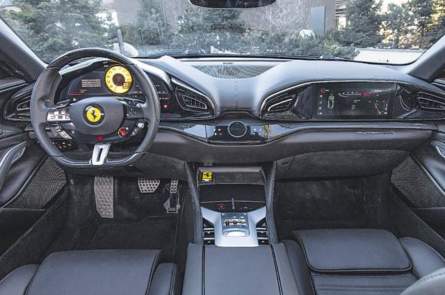 The cockpit lets the driver see well beyond the bonnet. the flat-bottomed steering wheel is great to grip. The cockpit lets the driver see well beyond the bonnet. the flat-bottomed steering wheel is great to grip.