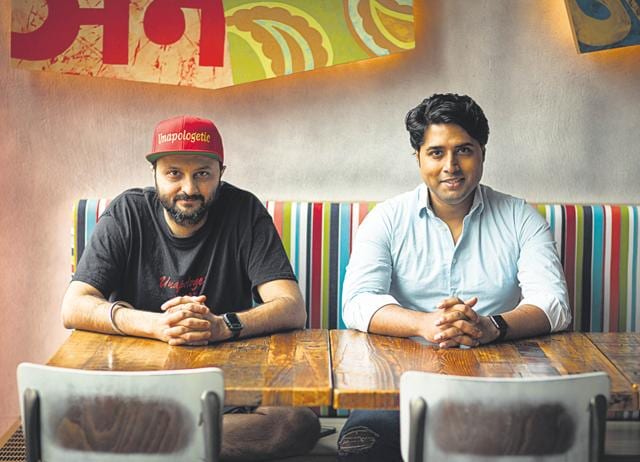 Pandya (left) and CEO of Unapologetic Foods, Roni Mazumdar (right) have picked dishes from all over the country and cooked the best versions possible of them so as to make Dhamaka so successful. (Clay WIlliams) Pandya (left) and CEO of Unapologetic Foods, Roni Mazumdar (right) have picked dishes from all over the country and cooked the best versions possible of them so as to make Dhamaka so successful. (Clay WIlliams)