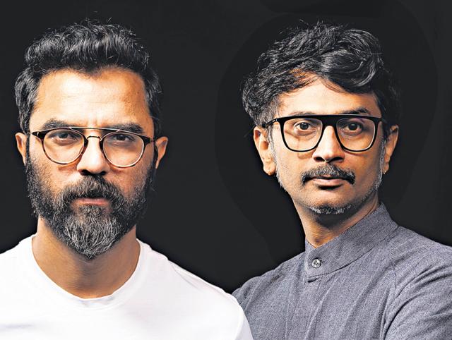 Jiten Thukral (right) & Sumir Tagra started working together in 2002, showcasing their colourful and playful style. (Thukral & Tagra studio) Jiten Thukral (right) & Sumir Tagra started working together in 2002, showcasing their colourful and playful style. (Thukral & Tagra studio)
